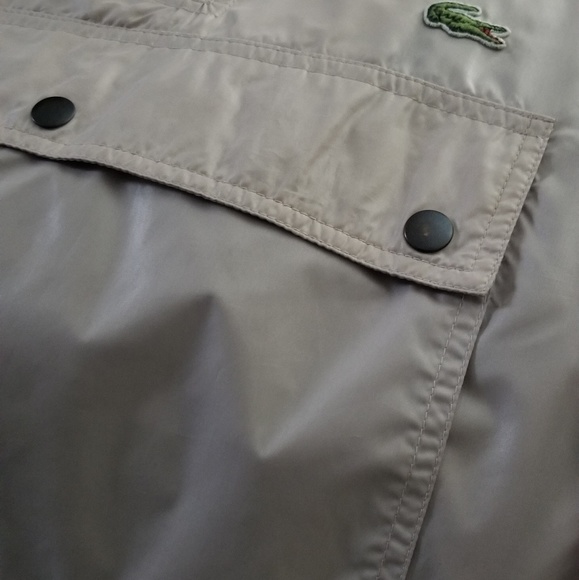 Lacoste Hoodie Windbreaker Jacket (Pullover) - Picture 6 of 7